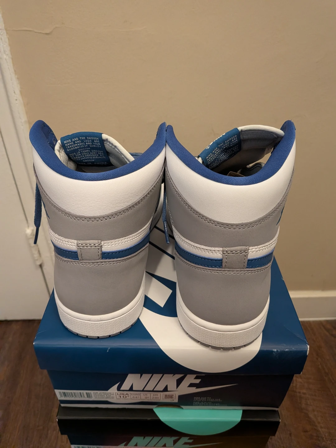 Nike Air Jordan 1 High OG 'True Blue' Sneakers - photo 3