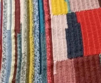 Patchwork Throw Blanket - photo 5