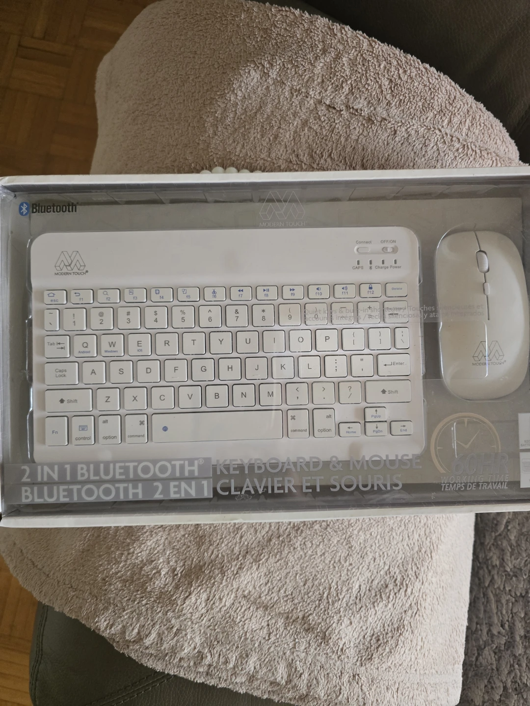Modern Touch 2-in-1 Bluetooth Keyboard & Mouse Set