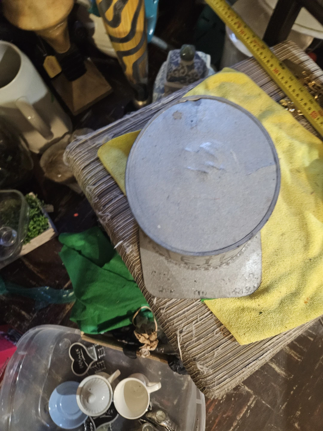 Vintage Galvanized Metal Container - photo 3