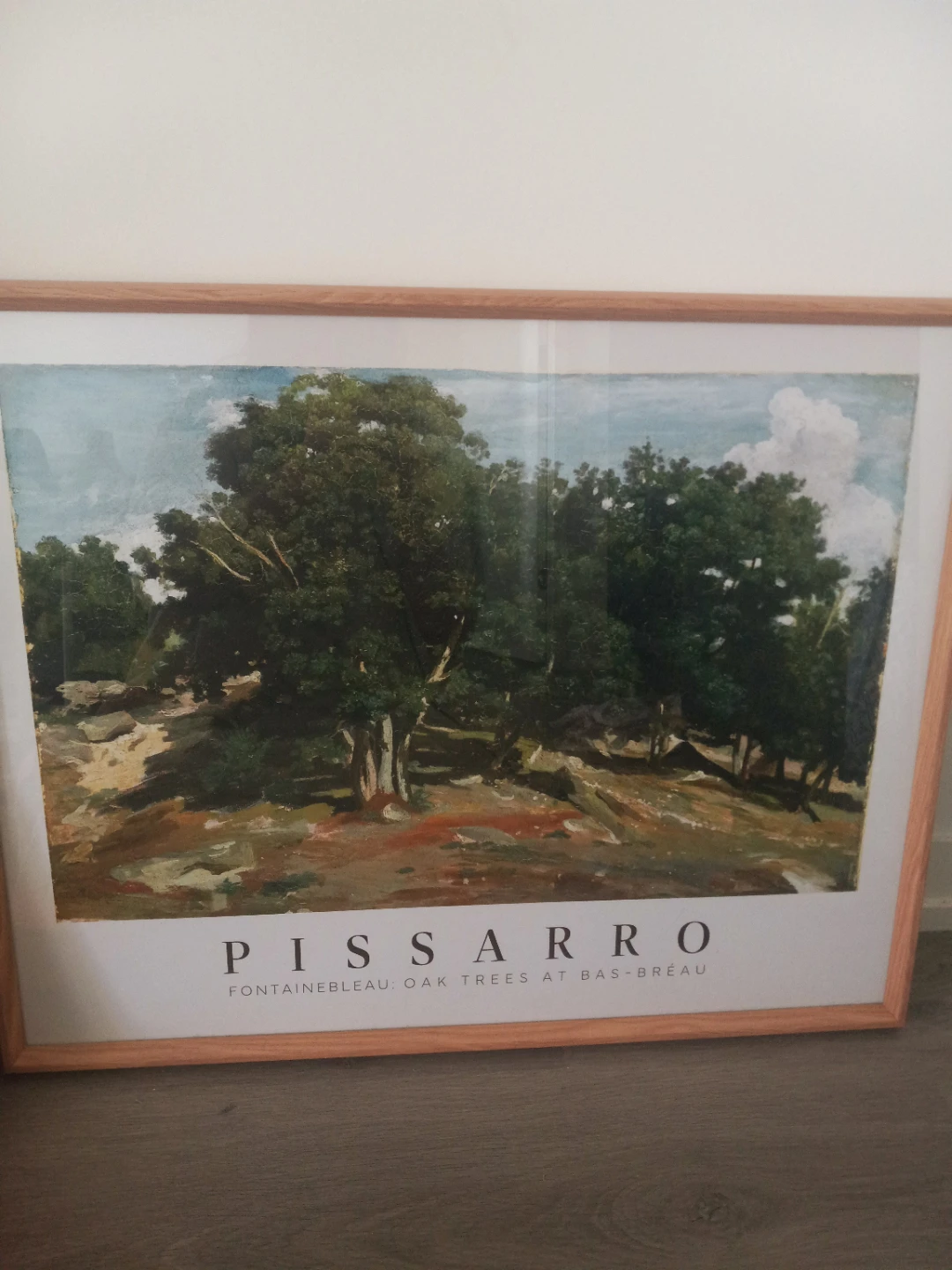 Framed Print: Pissarro "Oak Trees at Bas-Bréau"