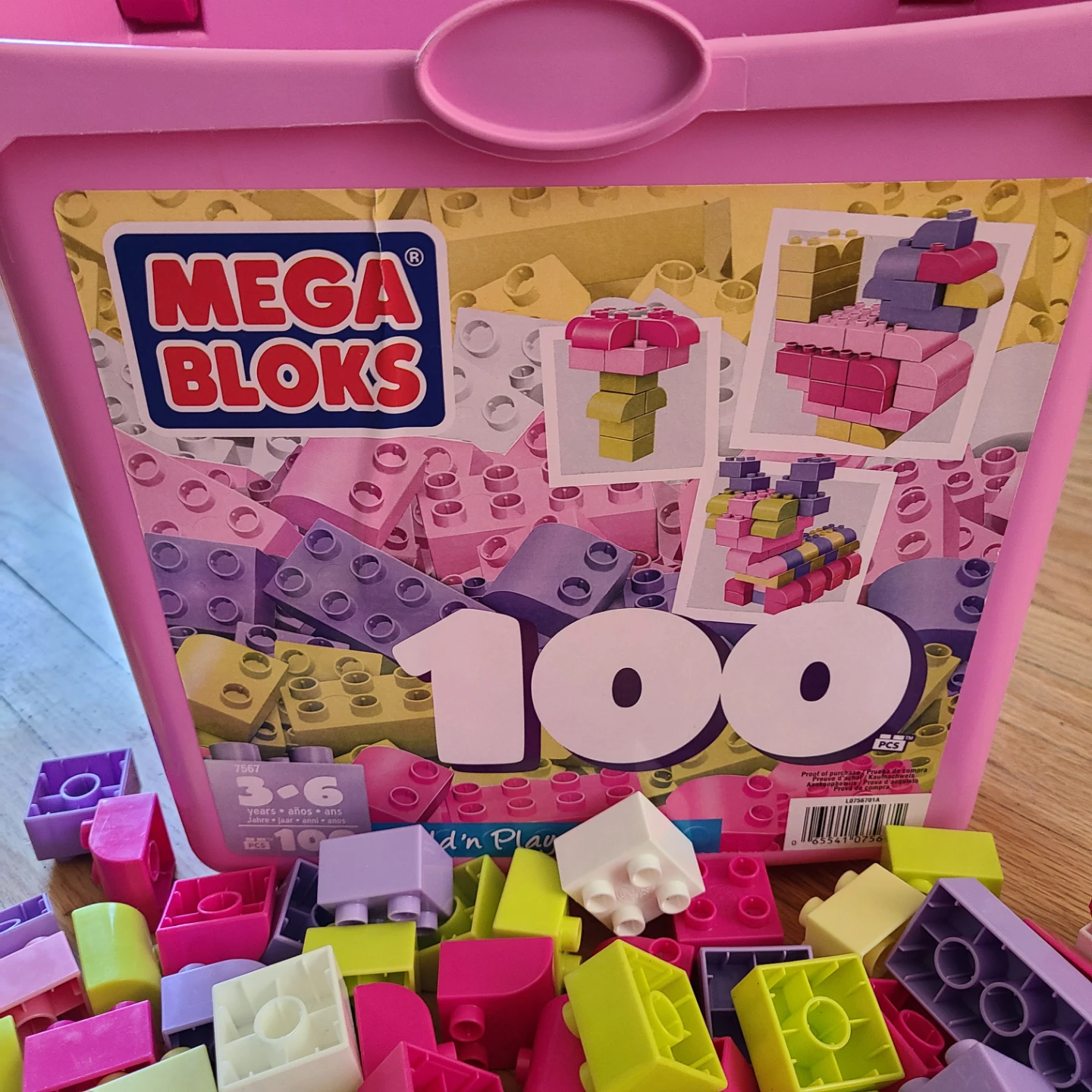 Mega Bloks 100 Piece Build 'n Play Bucket - photo 3