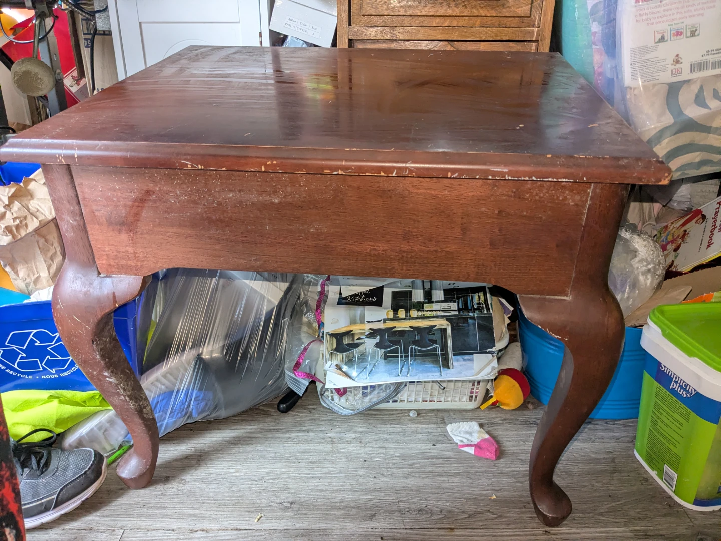 Wooden Side Table - photo 2