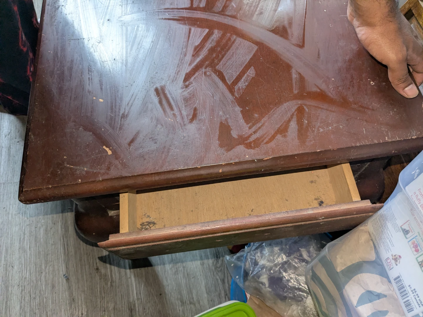 Wooden Side Table - photo 3