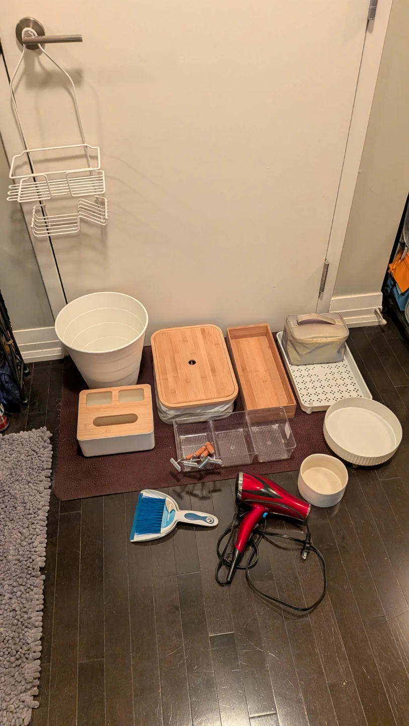 Bathroom Storage & Accessories Bundle incl. IKEA, Bamboo