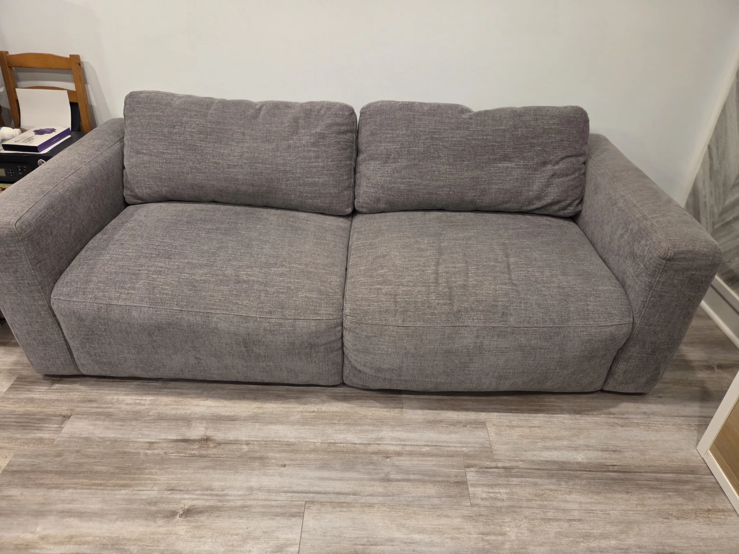 Grey Two-Seater Sofa - photo 4