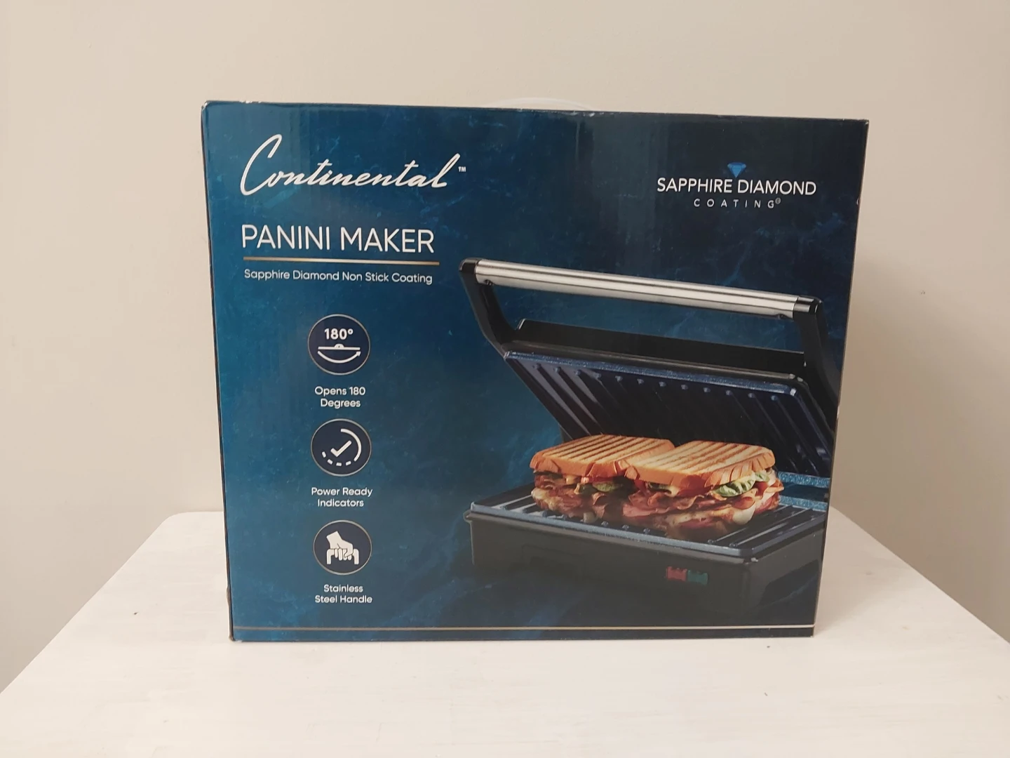 Continental Panini Maker with Sapphire Diamond Coating