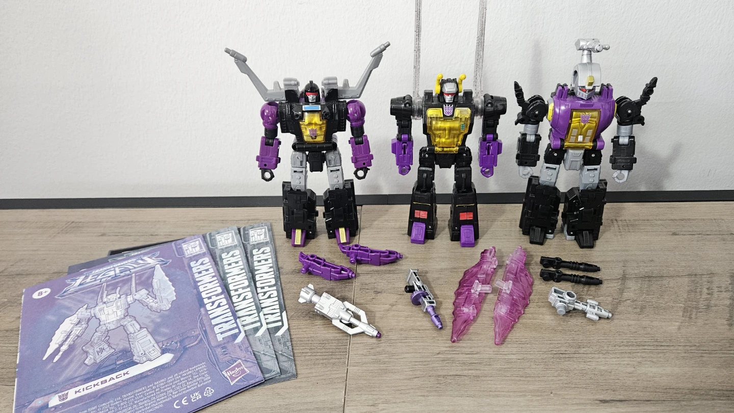 Transformers Legacy Insecticons Kickback, Bombshell, Shrapnel