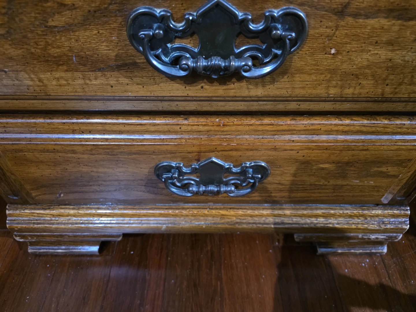 Vintage Wooden Secretary Desk with Hutch - photo 5