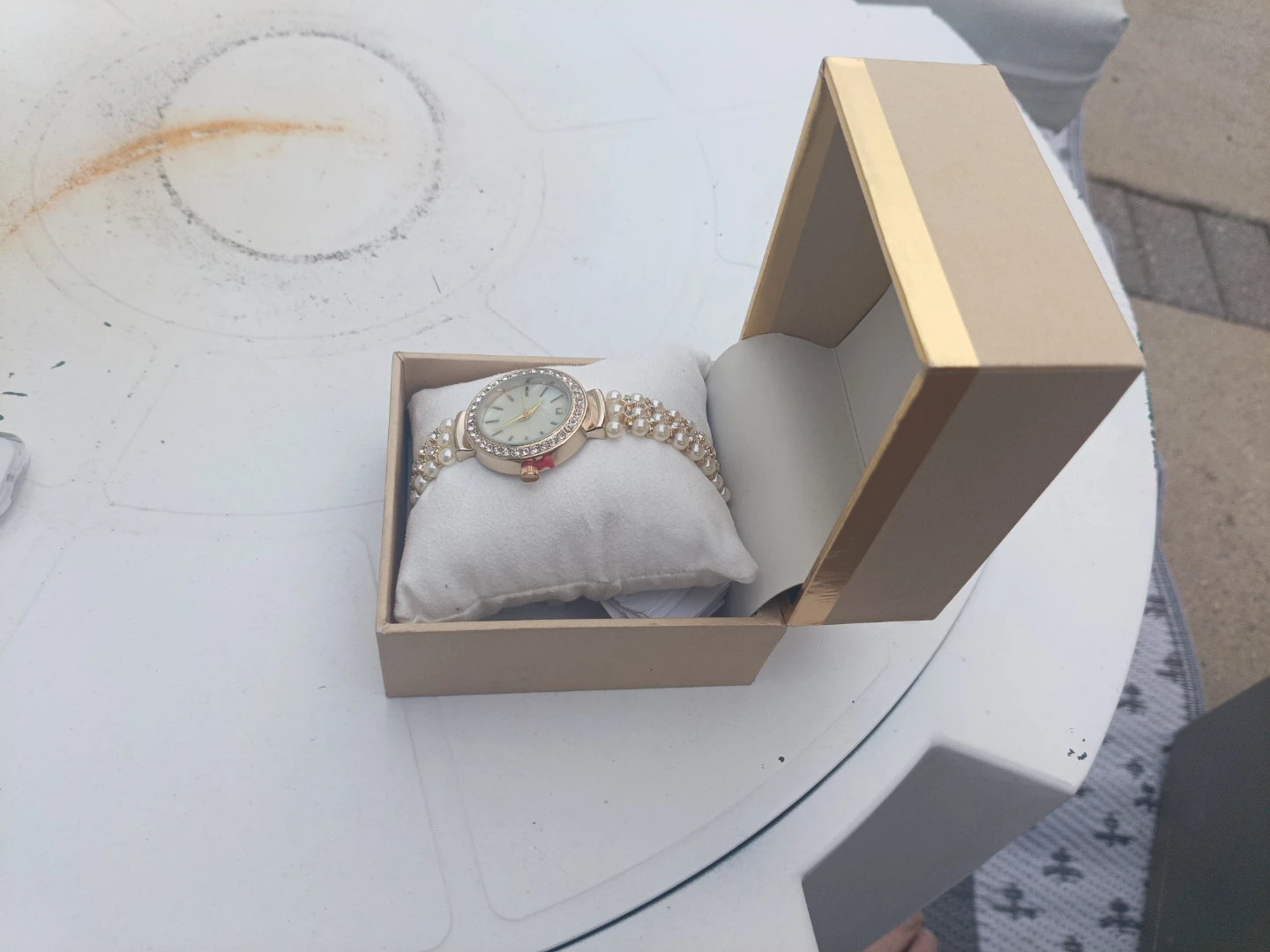 Charter Club Women's Watch with Pearl Beading - photo 2