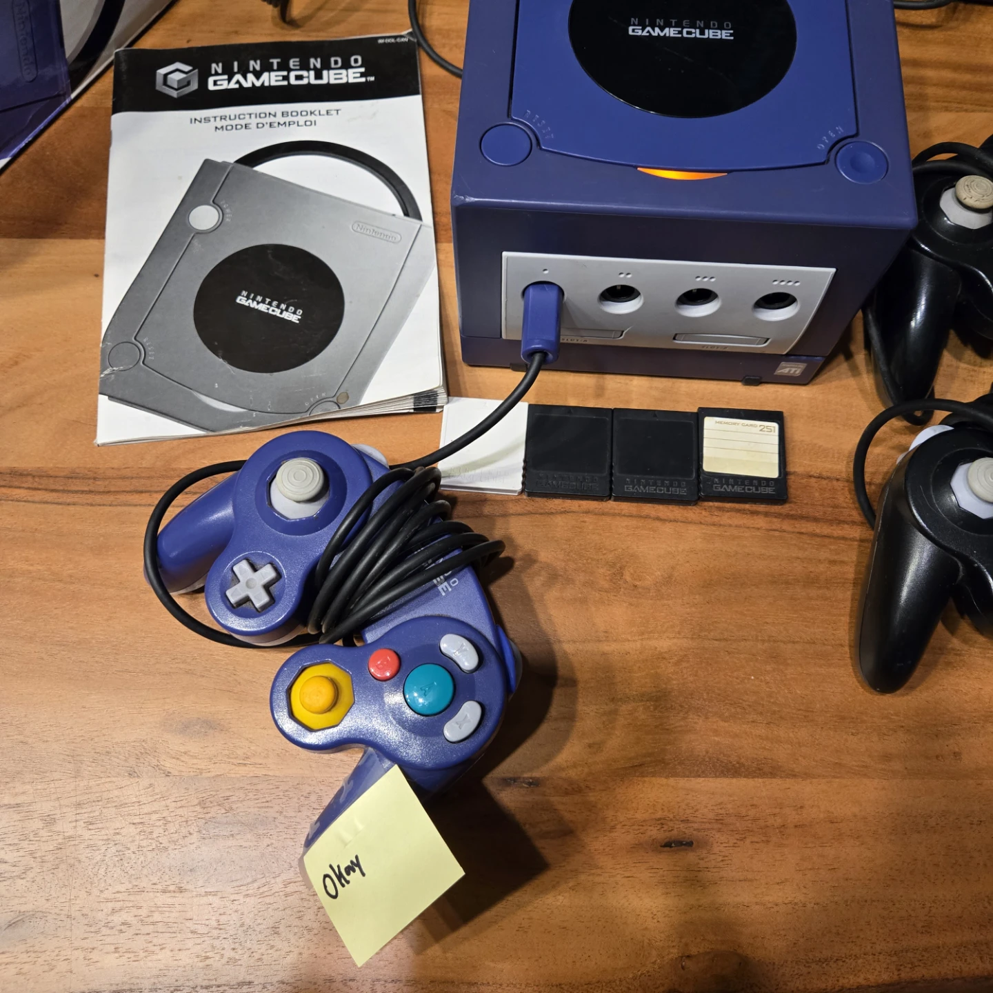 Disc reader faulty. GAMECUBE LOT. All original. Firm. 4 mem card - photo 3