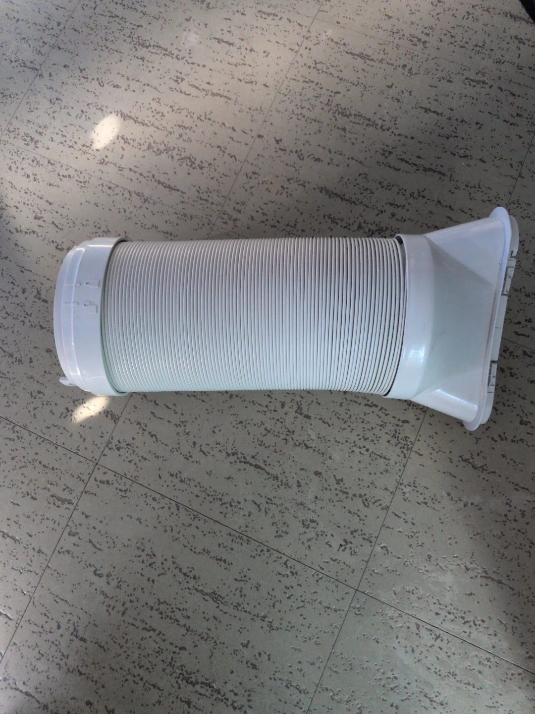 White Flexible Air Conditioner Exhaust Hose