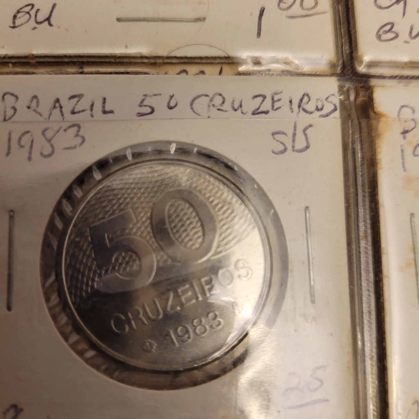 Brazil 50 Cruzeiros Coin 1983 - photo 3