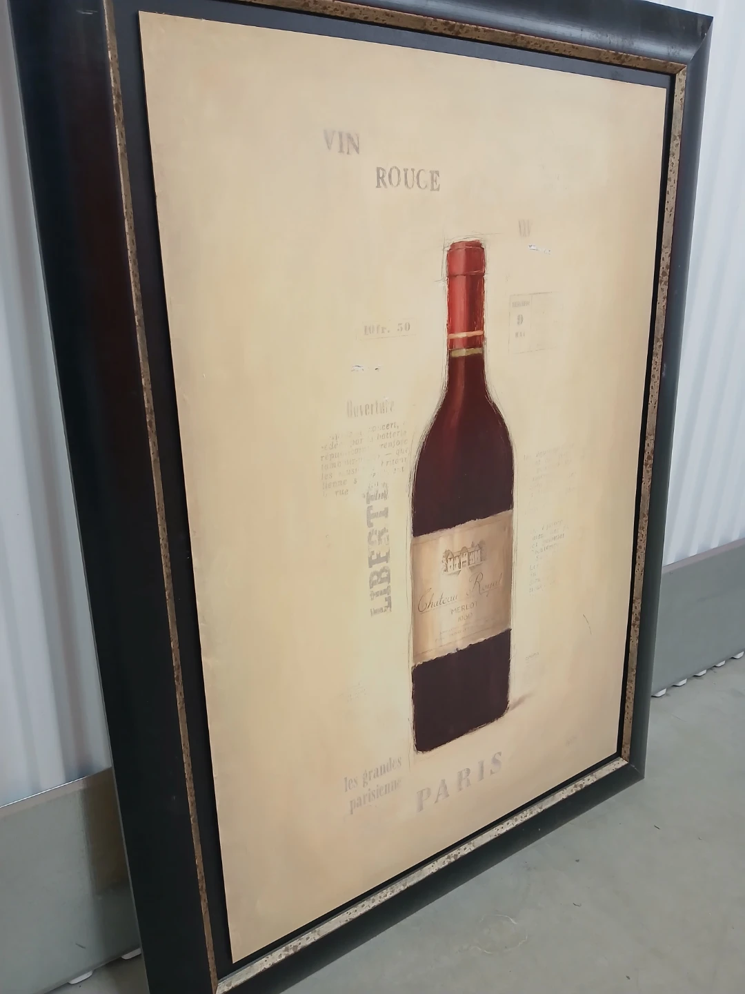 Framed Art Print 'Chateau Royal Merlot' by Emily Adams - photo 3