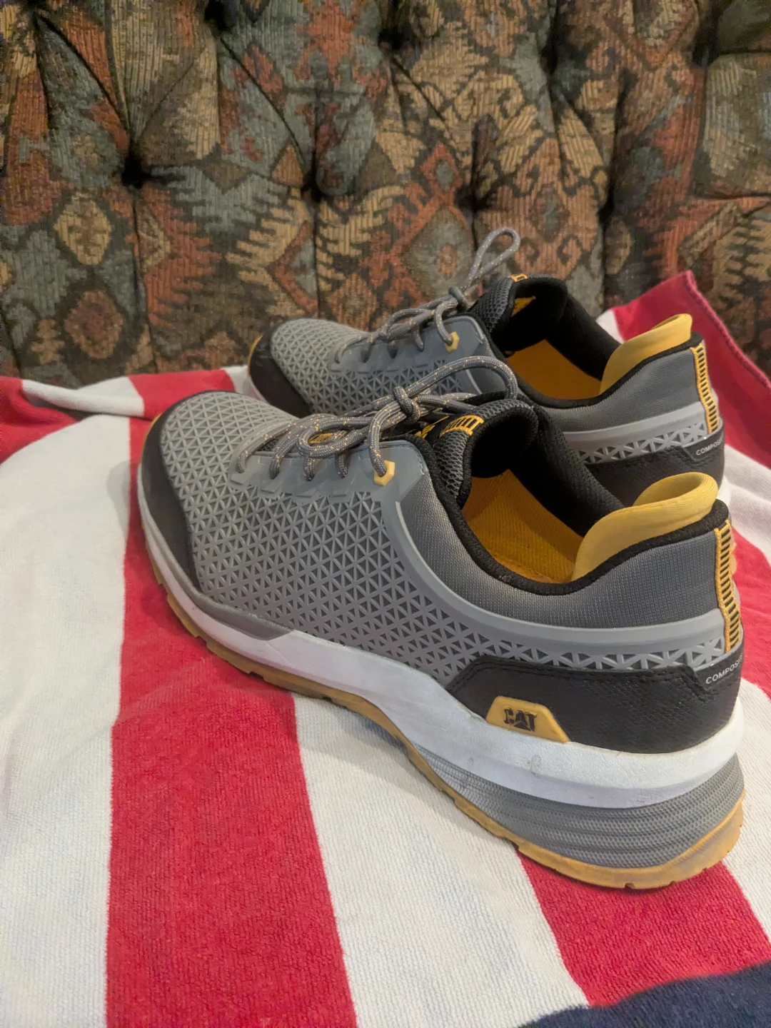 CAT mens 14 Composite Toe Work Shoes