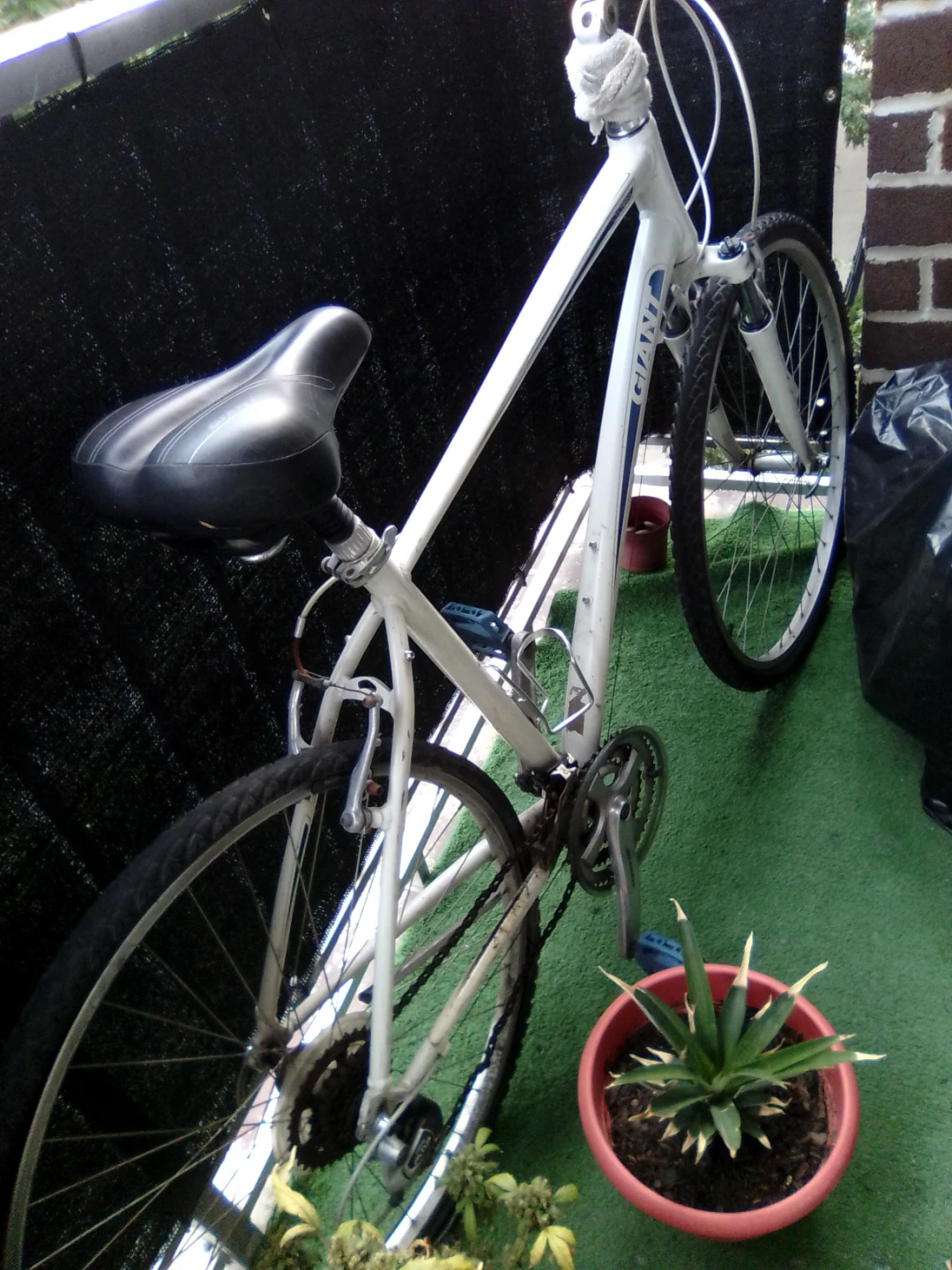White Giant Hybrid Bike - photo 3