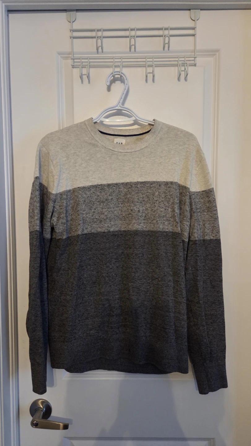 GAP Striped Crewneck Sweater