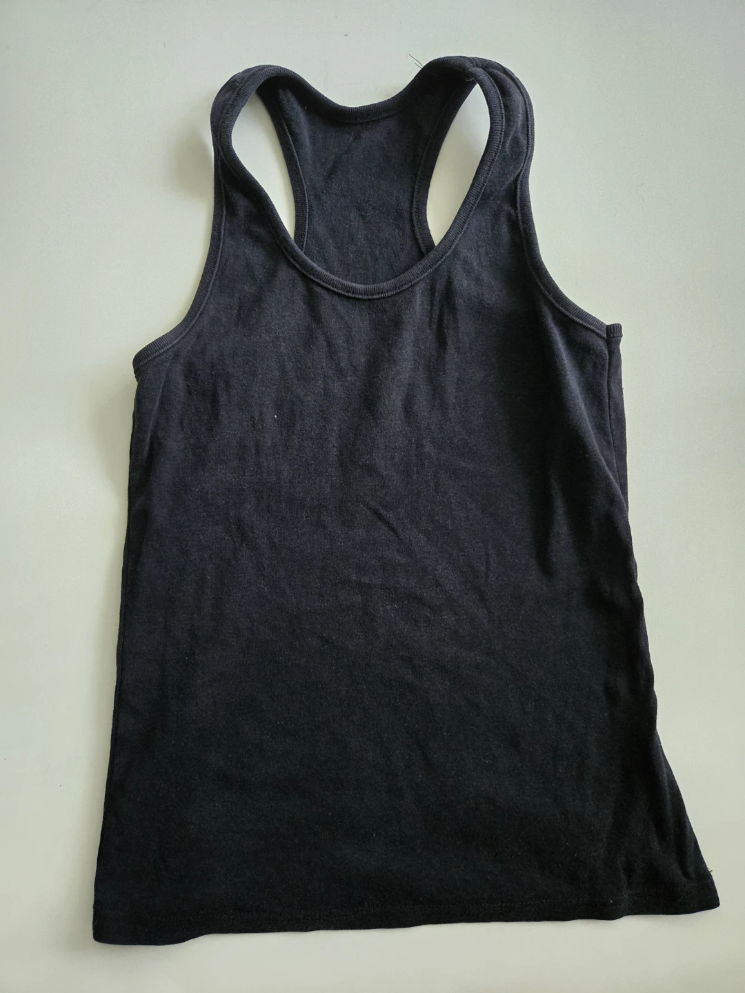 Black Racerback Tank Top - XS