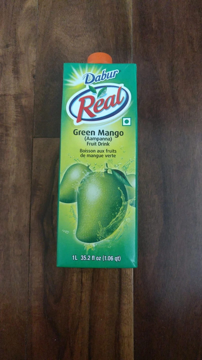Dabur Real Green Mango (Aampanna) Fruit Drink – 1L