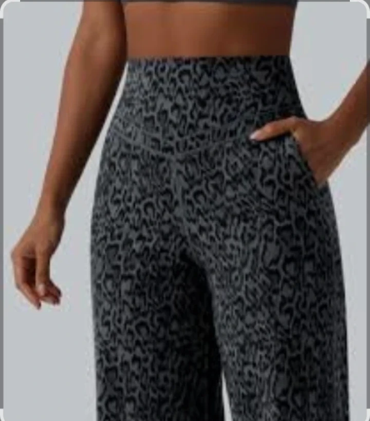 Halara Leopard Print Wide Leg Pants (Set of 2) - photo 4