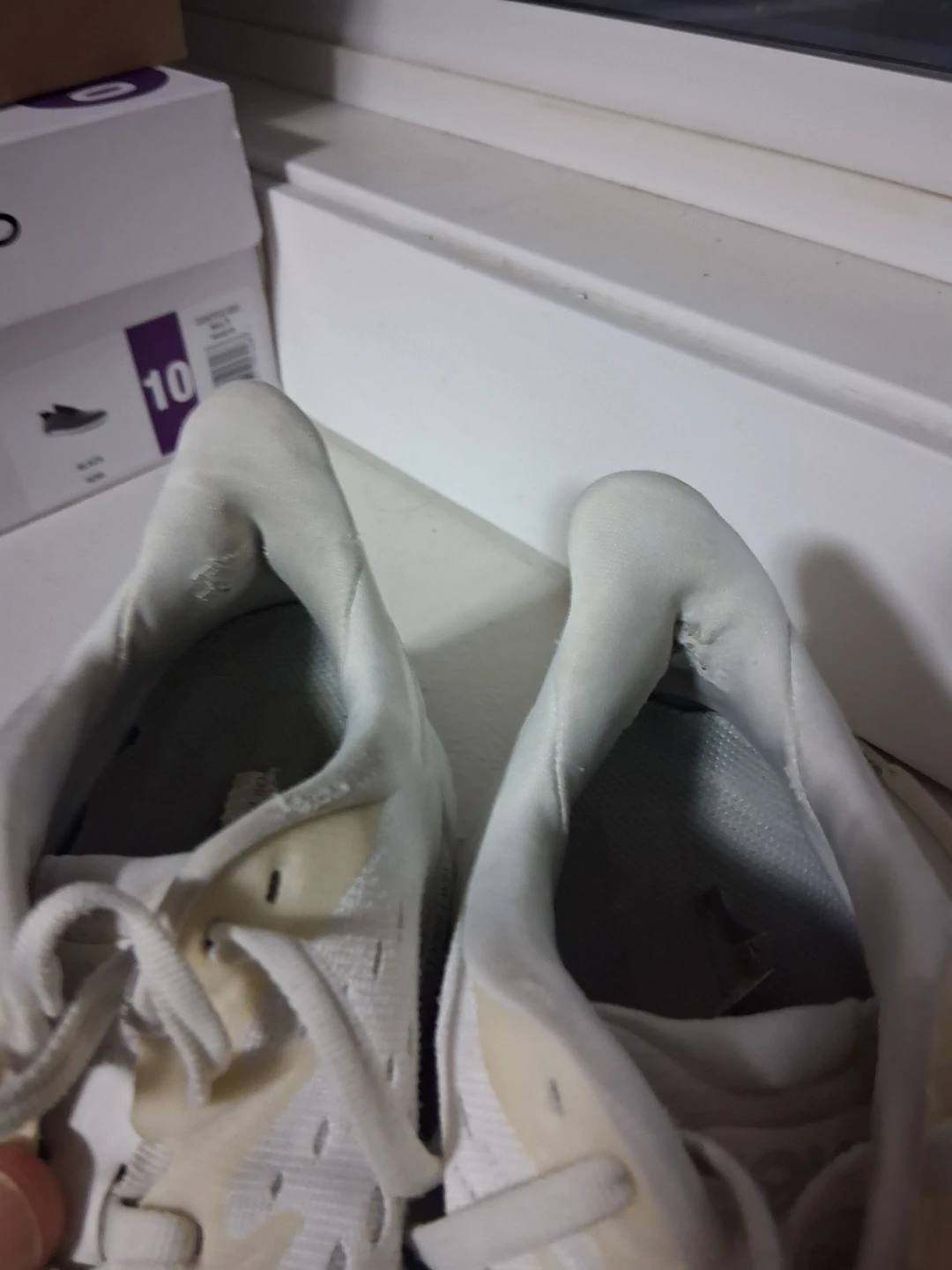 White Hoka Running Shoes size 7 Women's - photo 4