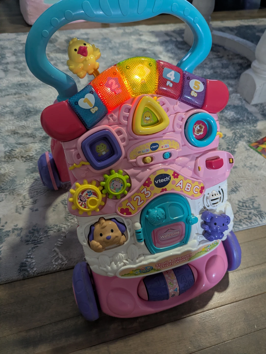 VTech Stroll & Discover Activity Walker - Pink