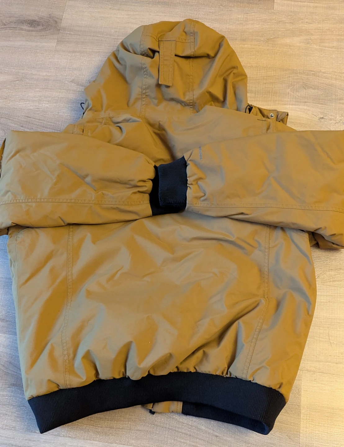 Eddie Bauer Men's Winter Jacket - Tan, Size Large