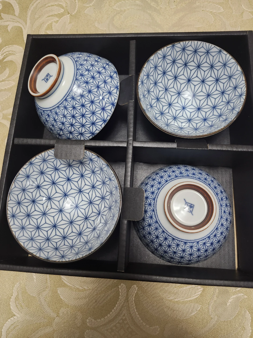 Set of 4 Japanese Style Ceramic Bowls - photo 3
