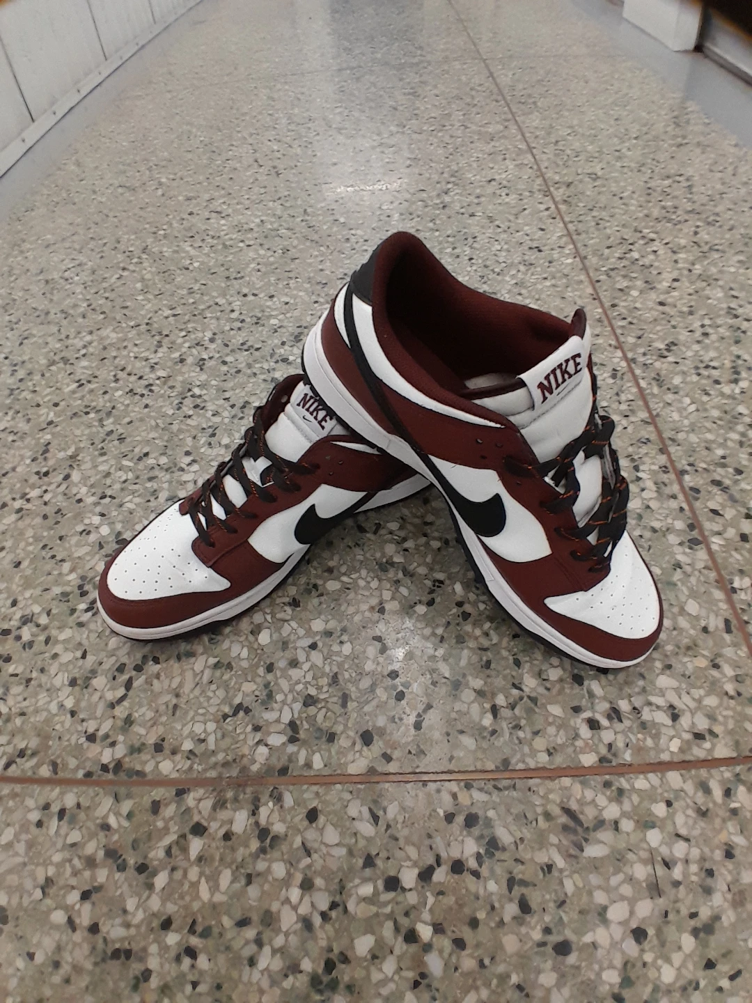 Nike Dunk Low "Cacao Wow" White Burgundndy Men's Size 12 - photo 4