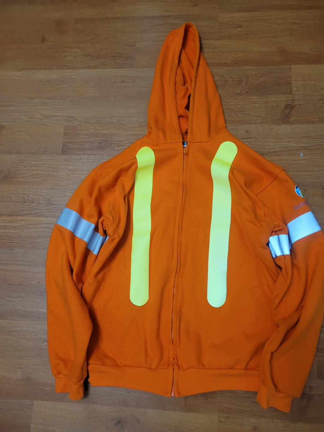 Hydro Orange Zip-Up Hoodie