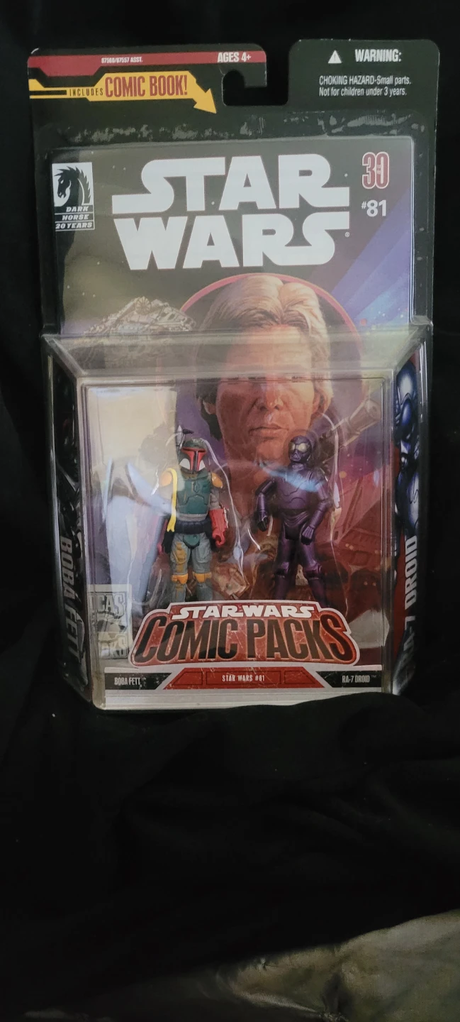 Star Wars Comic Packs Boba Fett & RA-7 Droid Action Figure Set