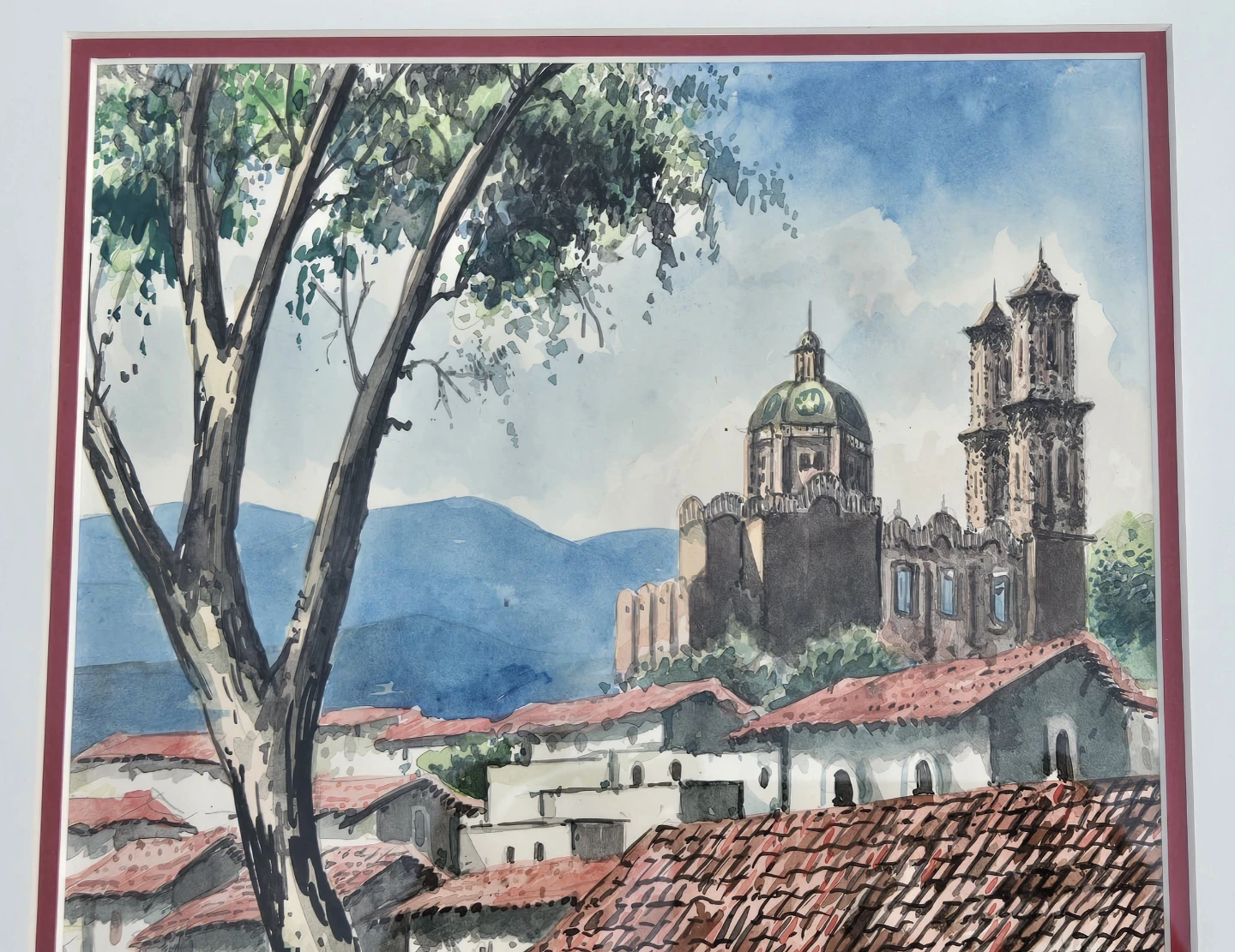 Original Signed Watercolour~Fidel Figueroa - photo 4