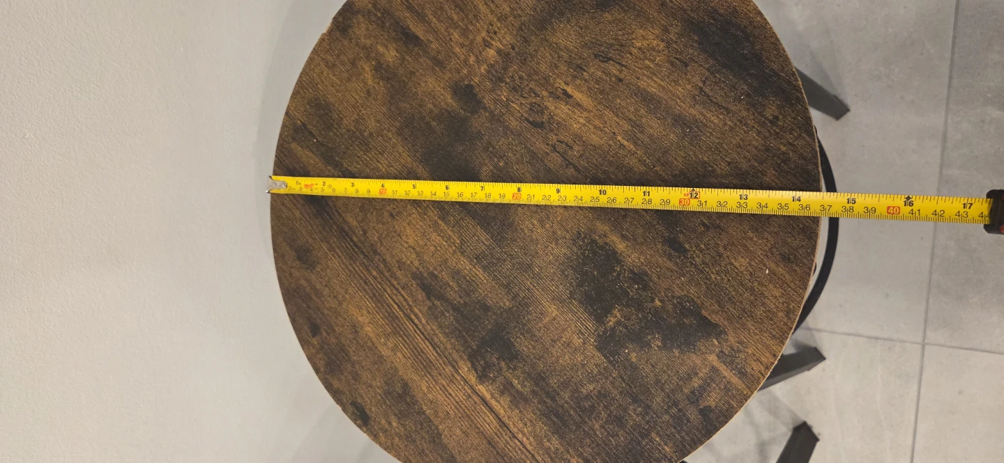 Set of 2 Round Top Bar Stools - photo 3