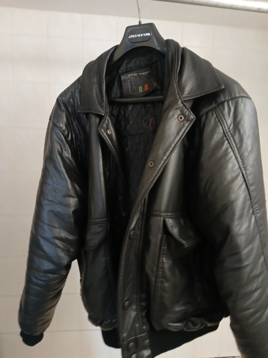 Valentino 100% genuine leather varsity style jacket XL - photo 3