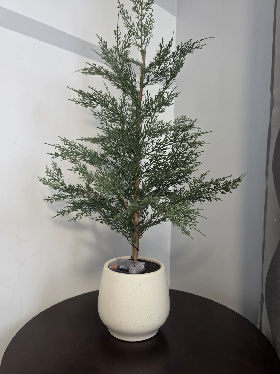 Faux Cedar Tree in Speckled Pot