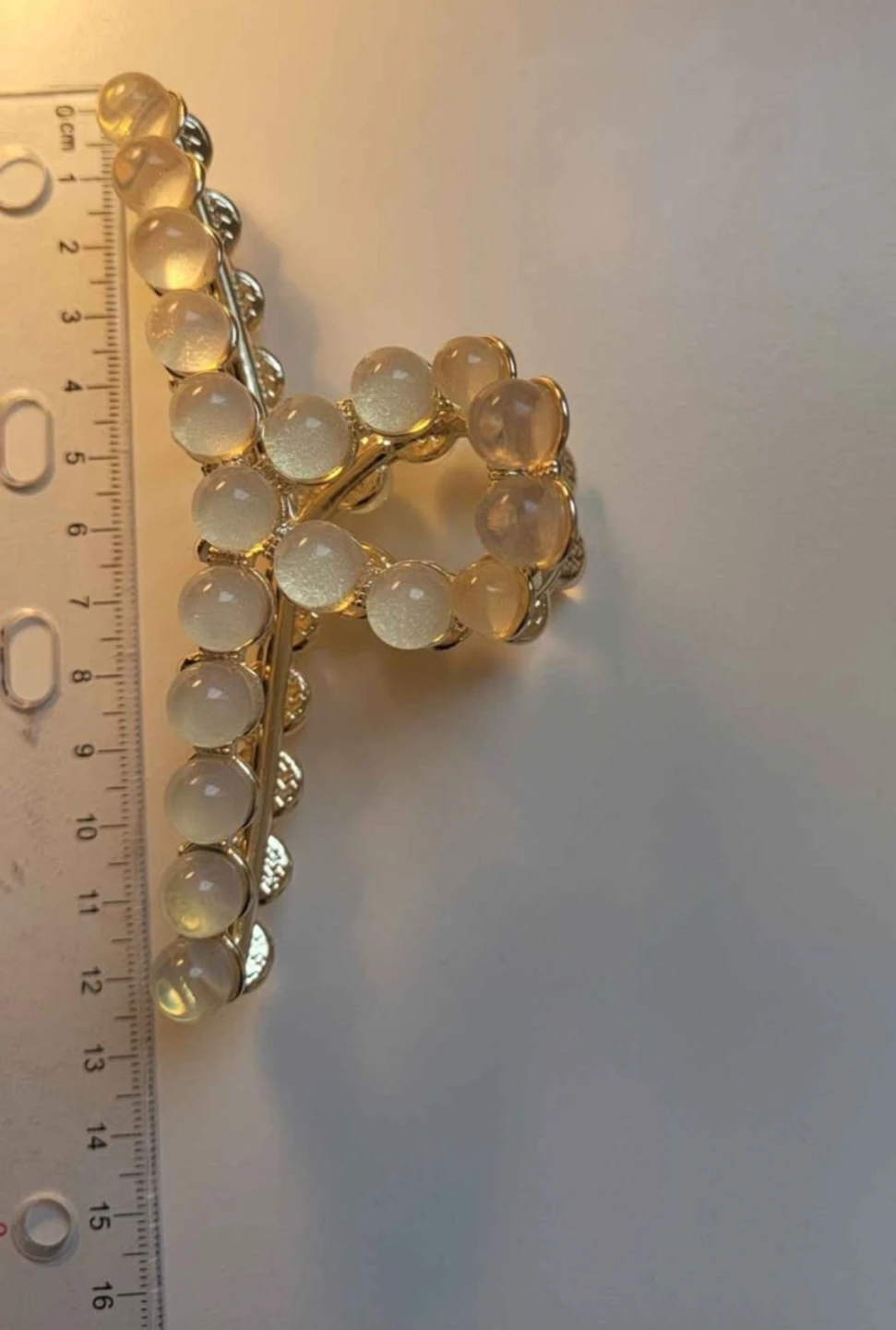 Decorative Claw Clip with Beads - photo 5