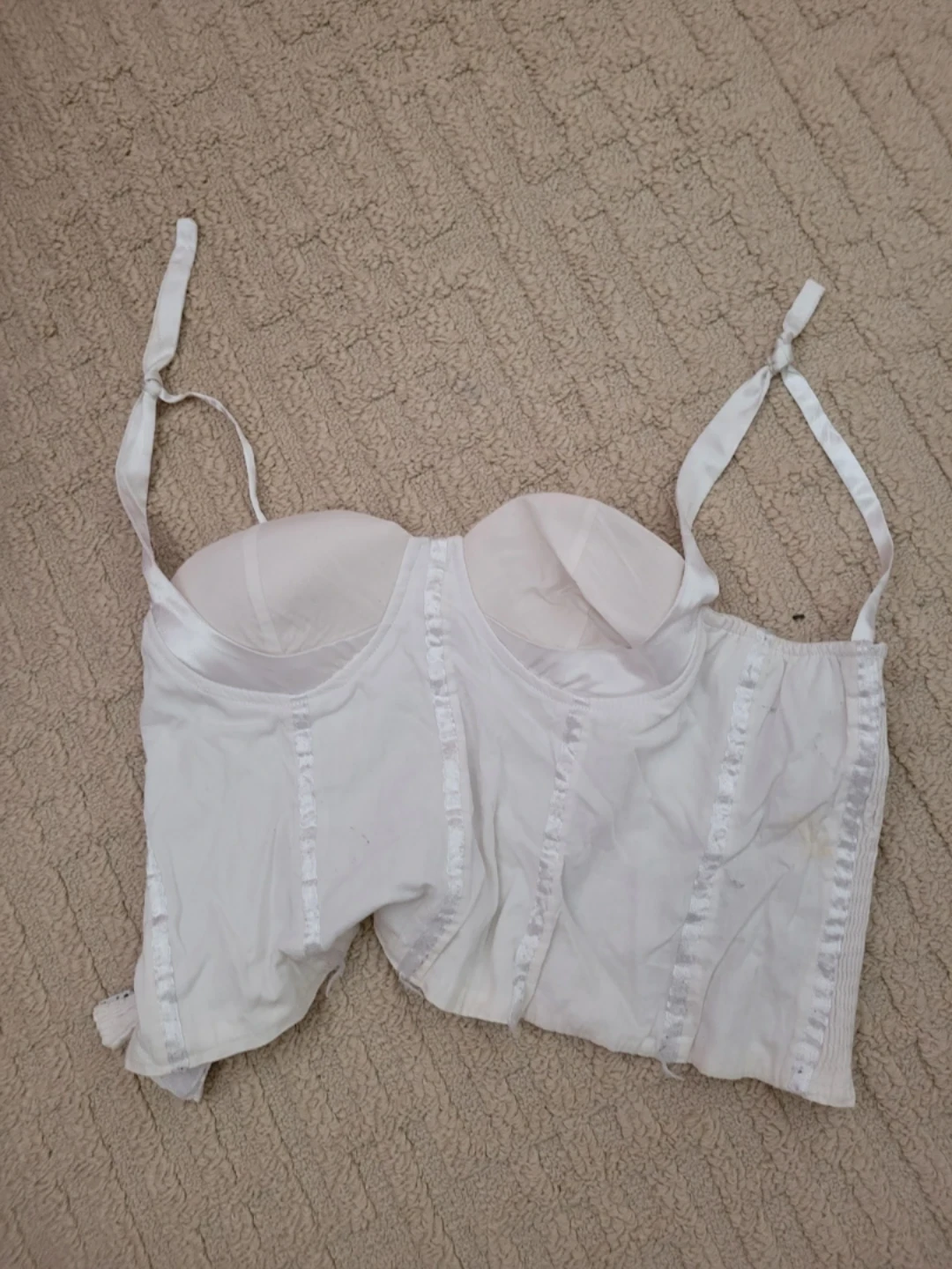 White Corset Bustier