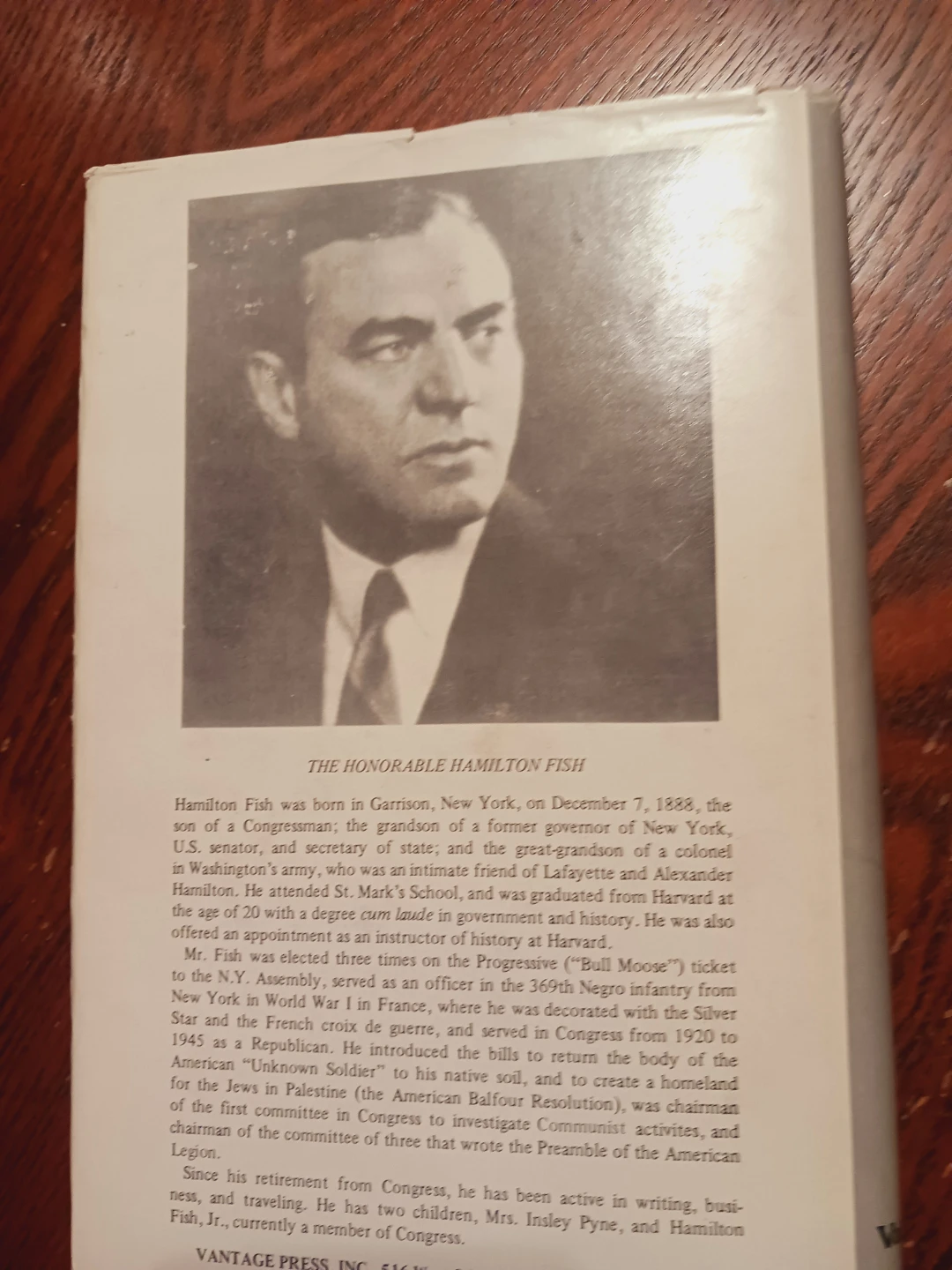 Signed book. FDR The Other Side of the Coin by Hamilton Fish - photo 4