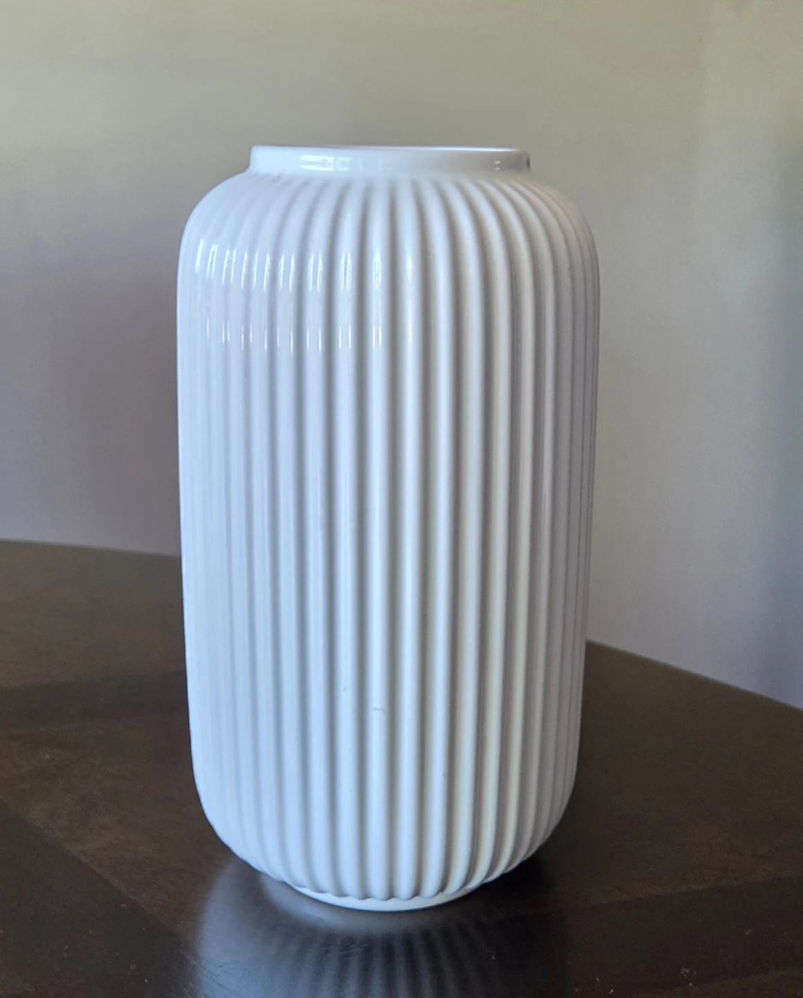White IKEA Vase