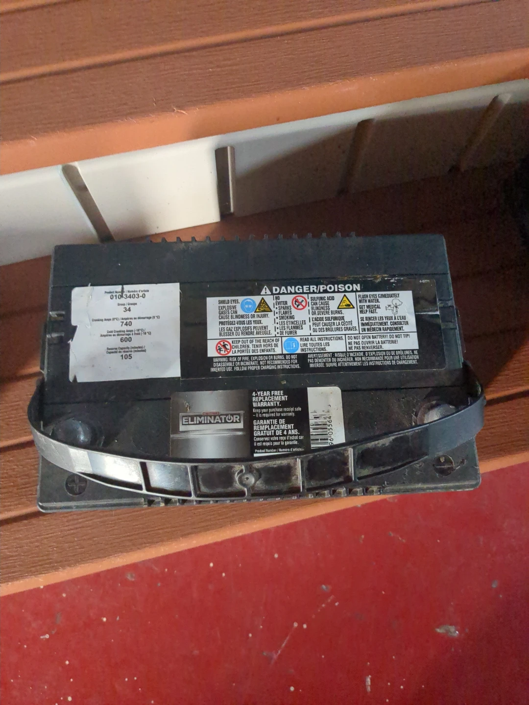 Motomaster Eliminator Group 34 Battery
