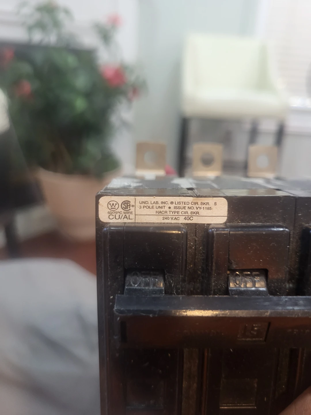 Westinghouse Type BA BAB3015H Circuit Breaker