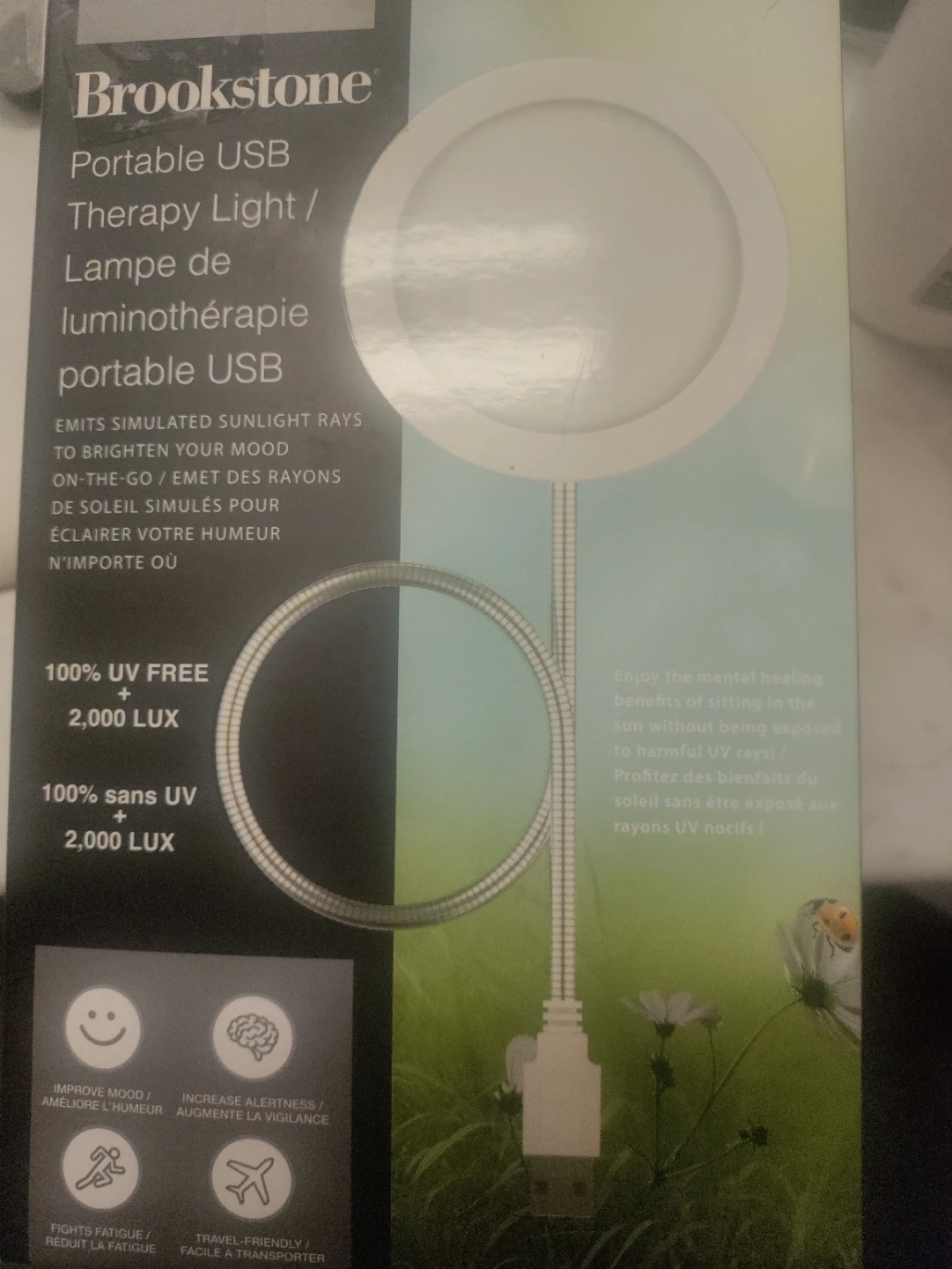 Brookstone Portable USB Therapy Light