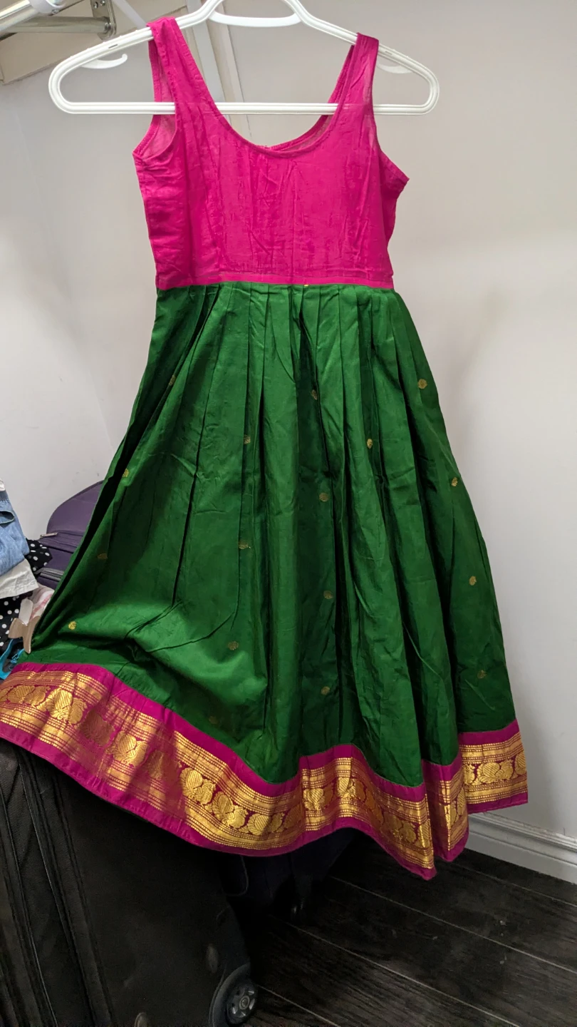 Kids Lehenga Choli Set/pattu langa - photo 4