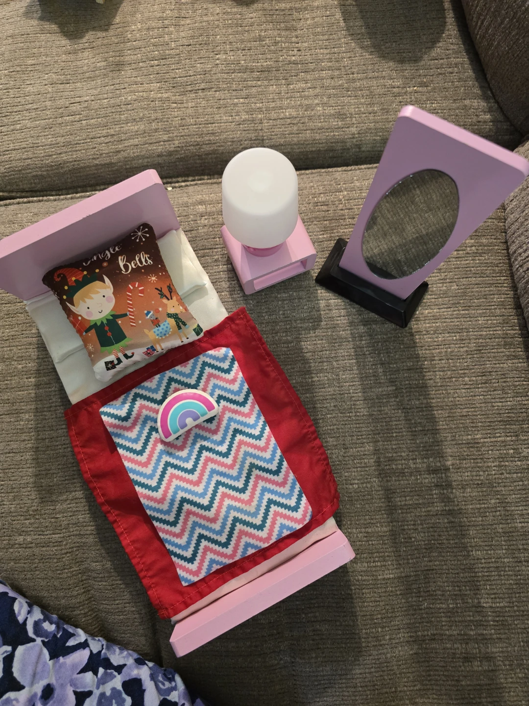 Doll Bed Set with Pillow and Blanket - photo 2