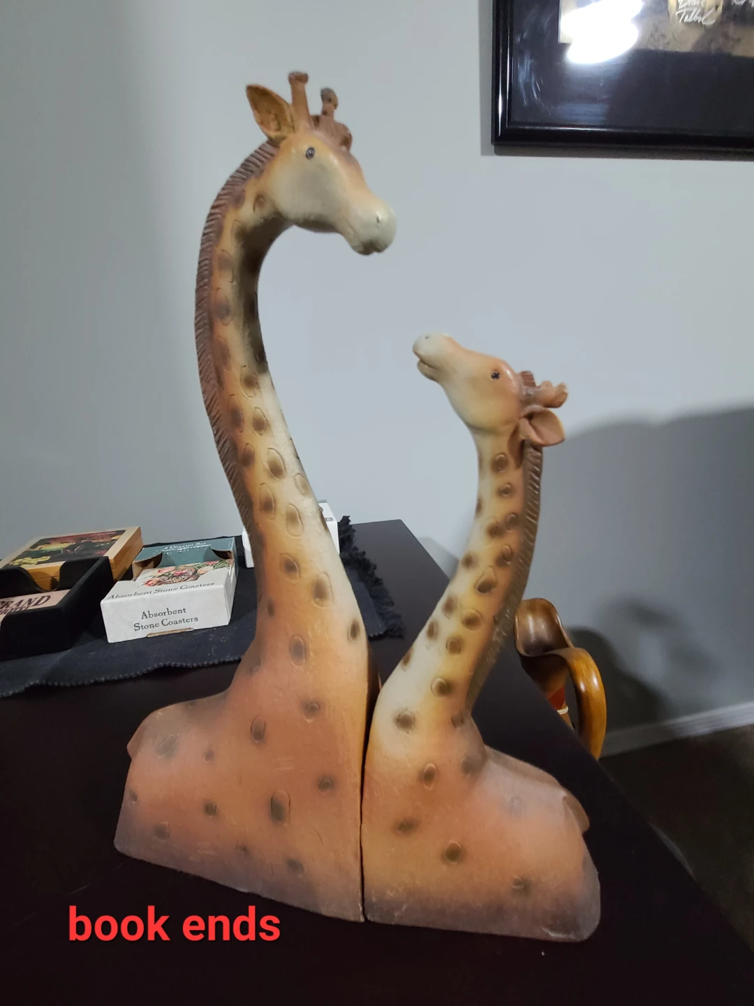 Giraffe Bookends