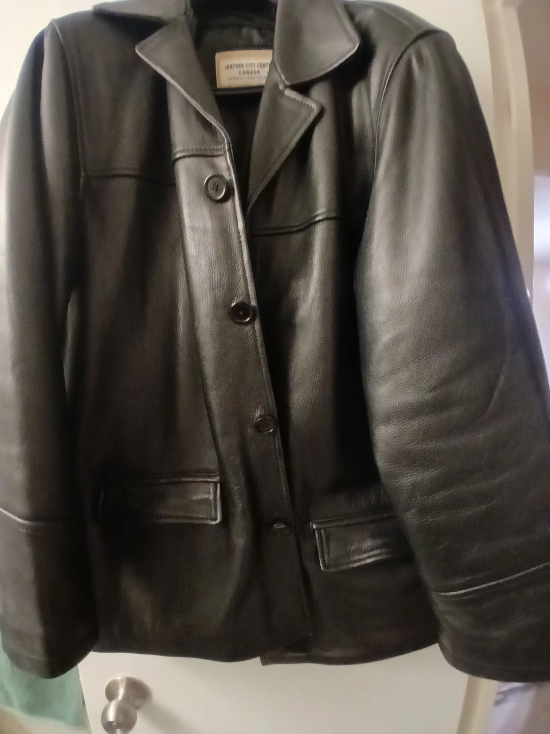 Genuine leather coat  L - photo 4