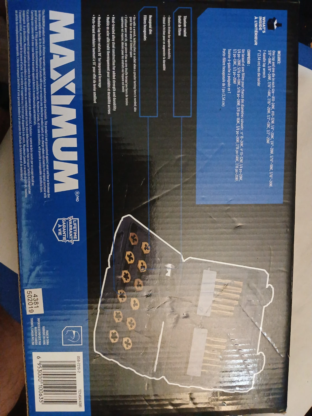 Maximum Tap & Die Set - photo 3