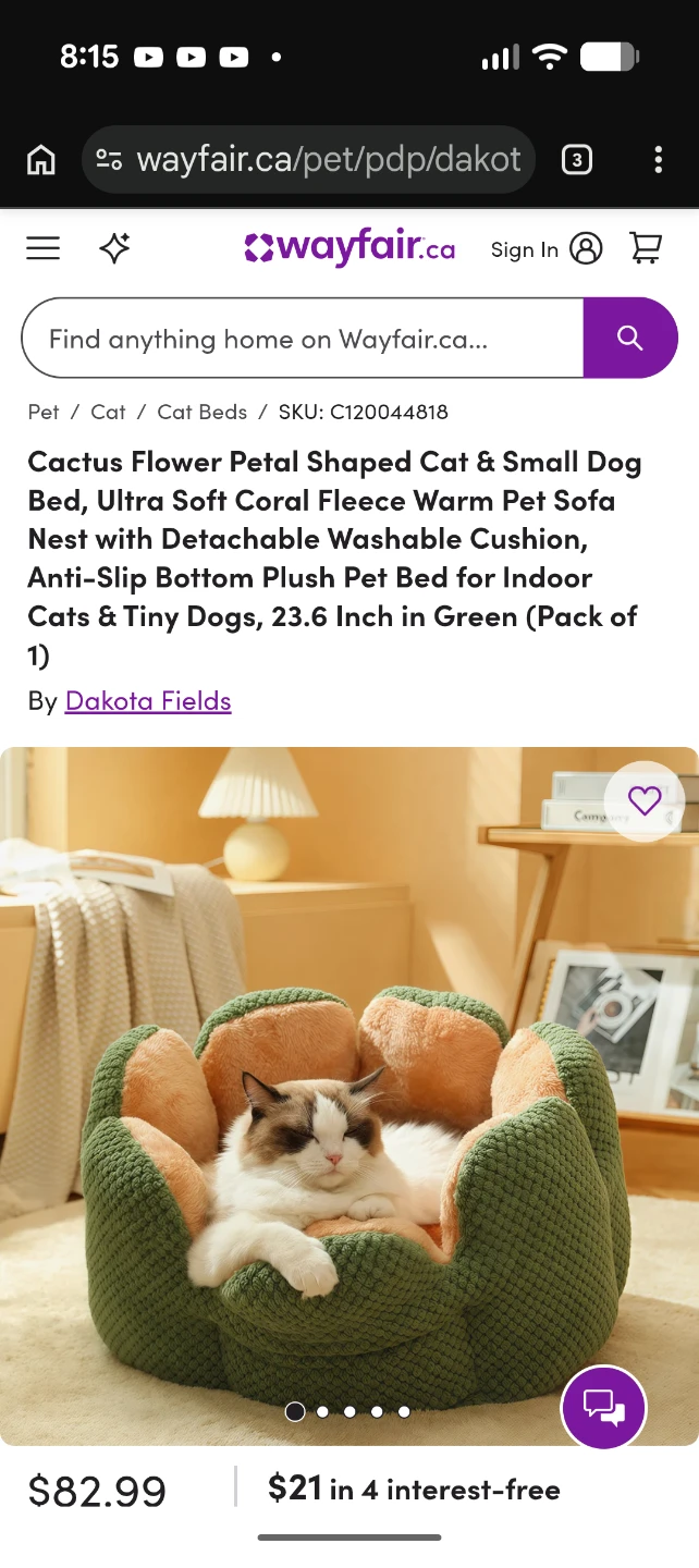 Flower Petal and Shag Donut Per Beds - photo 5