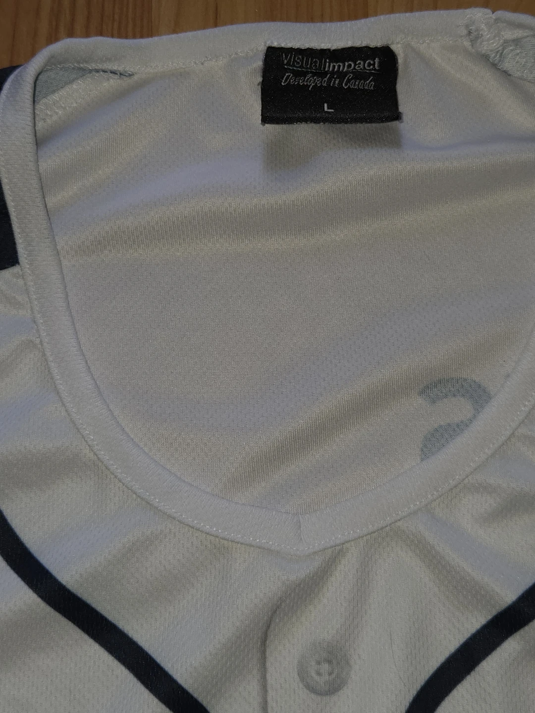 Miller Lite Short Sleeve Baseball Tee - White/Navy - photo 4