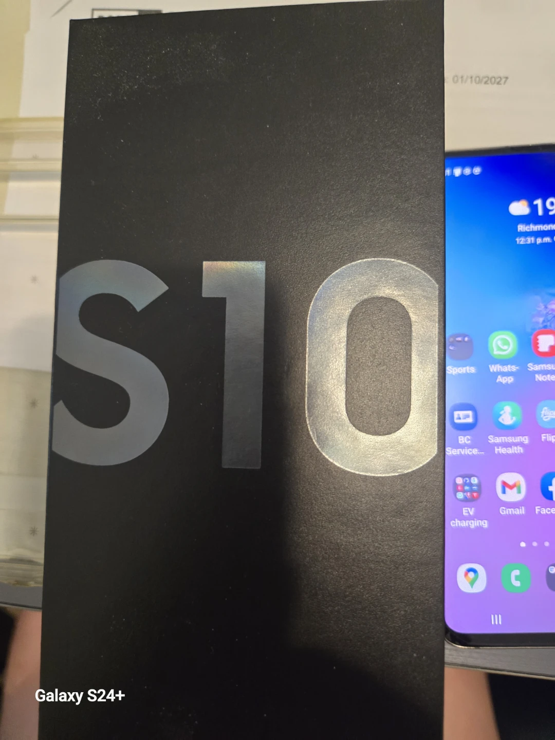 Samsung Galaxy S10+ Prism Black Smartphone